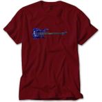 Metallica Ride The Lightning Guitar Kırmızı Tişört Liyada - 3XL
