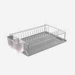 Metaltex 40x27x10 cm Dikdörtgen Tek Katlı Tablalı Metal Bulaşıklık
