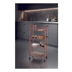 Metaltex Ascona Copper 4 Katlı Raf