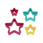 Metaltex Plastik Yıldız Şekilli Kurabiye Kalıbı ( 4 Lü Set ) - 1 Adet