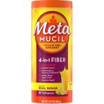 Metamucil 4-In-1 Psyllium Fiber Real Sugar Orange 360 gr - Portakal