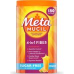 Metamucil 4-In-1 Psyllium Husk Glp-1 Friendly Fiber, Sugar-Free 180 Teaspoons Orange Flavored Daily Fiber - Aromasız