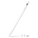 Metapen Kalem A8 iPad 2018-2025 ile Uyumlu, 2X Daha Hızlı Şarj, Avuç İçi Reddi, Eğim Hassasiyeti Stylus Kalem Apple iPad 11/10/9/8/7/6 Gen, Pro 12.9/11'', Air 3.-5. Mini 5./6 (Beyaz)