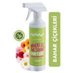 Metapet Doğal Çiçek Kokulu Kedi Idrar Ve Çişi Giderici, Tuvalet Lekelerini Çıkarıcı Sprey, 500 ml
