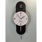 Metaquartz Aksesuar Antrasit-gümüş Milano Time Modern Dekoratif Metal Duvar Saati