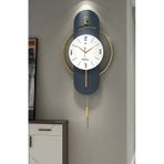 MetaQuartz Aksesuar Exclusive Milano Time Quartz Mekanizmalı Duvar Saati Lacivert - Lake Lacivert