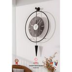 MetaQuartz Aksesuar Füme Masippi- Füme Tamperli Cam - ( E X C L U S I V E ) - Kırılmaz Camlı Duvar Saati