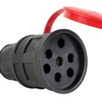Mete 401042 3x25A 3P E Kauçuk Makine Prizi