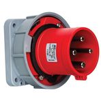 Mete 4x63A IP67 3P+E Düz Makine Fişi