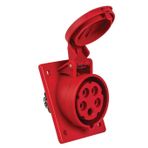 Mete 5x16A IP44 3P+N+E Eğik Vidalı Bağlantı Makine Prizi