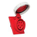 Mete 5x16A IP67 3P+N+E Eğik Vida Bağlantılı Makine Prizi