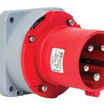 Mete 5x63A IP44 3P+N+E Düz Makine Fişi