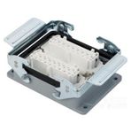 Mete Enerji 403050S 32x16A 32P+E 400V IP65 Alüminyum Gövdeli Çift Giriş Metal Mandallı Makine Prizi