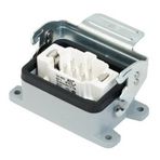 Mete Enerji 403091S 6x16A 6P+E 400V IP65 Alüminyum Gövdeli Metal Mandallı Makine Fişi