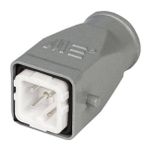 Mete Enerji 403270 4x10A 3P+E 220-240 Watt IP65 Alüminyum Gövdeli Arka Girişli Fiş