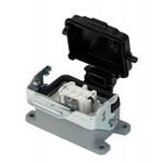 Mete Enerji 403700S 6x16A 6P+E 400V IP65 Metal Mandallı Kapaklı Makine Prizi
