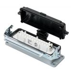 Mete Enerji 403730S 24x16A 24+E 400V IP65 Alüminyum Gövdeli Tek Metal Mandallı Kapaklı Makine Prizi