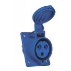 Mete Enerji 406513V 3x32A 2P+E 6h/50-60Hz 220-240 Watt IP44 Cee NormVida Bağlantılı Eğik Makine Prizi