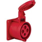 Mete Enerji 406518 4x32A 3P+E 6h/50-60Hz 380-415V IP44 Cee Norm Hızlı Bağlantılı Düz Makine Prizi