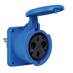Mete Enerji 406526 3x63A 2P+E 6h/50-60Hz 220-240 Watt IP44 Cee Norm Pilot Kontaklı Düz Makine Prizi