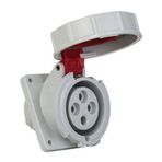 Mete Enerji T120141V 4x32A 3P+E 6h/50-60Hz 380-415V IP67 Cee Norm Vida Bağlantılı Eğik Makine Prizi