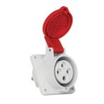 Mete Enerji T12764 4x32A 3P+E 6h/50-60Hz 380-415V IP44 Cee Norm Hızlı Bağlantılı Eğik Makine Prizi