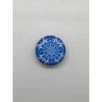 Mete Mum Mandala Serisi Teneke Mum 100 gr - Lavanta Kokulu - Çok Renkli - Beyaz