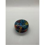Mete Mum Mandala Serisi Teneke Mum 100 gr - Yasemin Kokulu - Çok Renkli - Safir Çini