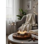 Mete Mum Vanilya Aromalı Tealight Mum 8’li Set – Uzun Süreli Yanma, Dekoratif ve Ortam Kokulu Mum