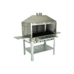 Metehan Mth-302 Davlumbazlı Bacalı Kanatlı Lüx Krom Mangal