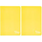 Meteksan Colors A4 60 Yaprak Çizgili Defter, Sarı (2 paketi)