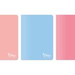 Meteksan Colors A4 60 Yaprak Kareli Defter 3'lü Paket, Somon, Pembe, Mavi