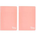 Meteksan Colors A4 60 Yaprak Kareli Defter, Pembe (2 paketi)