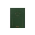 Meteksan Prestij 17x24 cm Dokulu Karton Kapaklı 150 Yaprak Yeşil Bloknot