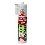 METFİX KORNİŞ, EVYE, AYNA VE DEKORATİF DUVAR PANELLERİ İÇİN MONTAJ YAPIŞTIRICI 290ML BEYAZ