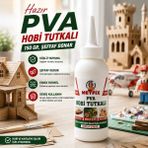 Metfix PVA Hobi Tutkalı 150 gr Şeffaf Donar 1 Adet Güçlü Yapışma ve Esnek Formül