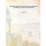Methode Pour Apprendre ÃƒÆ’ Dessiner Les Passions, Proposã©E Dans Une Conference Sur L'Expression [Hardcover] 1702 [Hardcover] [Hardcover] Charles Le Brun