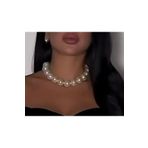 METİN BARIŞ Lolo Bijuteri Çanta LOLO0147 Choker İnci Kolye