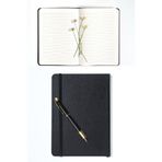Metin Dereli Termo Deri Sert Kapaklı Tarihsiz Defter, Siyah Planner 192 Sayfa