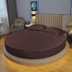 Metinev %100 Pamuk Saten 6 Parça Renk ve Ölçü Seçenekli Nevresim Takımı - Kahverengi - 200 x 220 cm