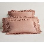 Metinev %100 Pamuk Saten Yastık Kılıfı – 2’li Set - Kahverengi - 50 x 70 cm
