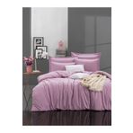 Metinev Çift Kişilik Pamuk Saten Lila Renk Nevresim Takımı Lila 190 X 220