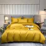 Metinev Comfort Pamuk Saten Nevresim Takımı - Sarı - 220 x 240 cm