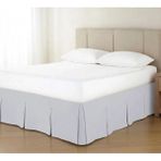 Metinev Metin Ev Premium Baza Eteği Su Itici Leke Tutmaz Düğme Detaylı - Gümüş - 140 x 200 cm
