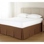 Metinev Metin Ev Premium Baza Eteği Su Itici Leke Tutmaz Düğme Detaylı - Kahverengi - 140 x 200 cm