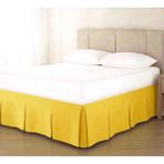 Metinev Metin Ev Premium Baza Eteği Su Itici Leke Tutmaz Düğme Detaylı - Sarı - 140 x 200 cm