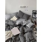 Metinev Royal Touch Pamuk Saten Nevresim Takımı - Antrasit - Gri - 220 x 240 cm