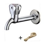 Metler Musluk Tuvalet Bahçe Çeşme Balkon Lavabo Wc Musluğu ( Uzun ) + Keten Ip