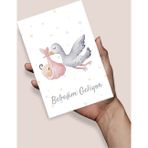 Metranya Bebeğim Geliyor, Müjde Kartı, Hamileye Hediye, Gebelik Fotoğraf Çekim Anı Kartı, Bebek Hediyelik