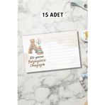 Metranya Cinsiyet Belirleme Partisi Bebeğe Mektup 15 Adet Baby Shower Dilek Kartı Bebek Anı Kız mı Erkek mi